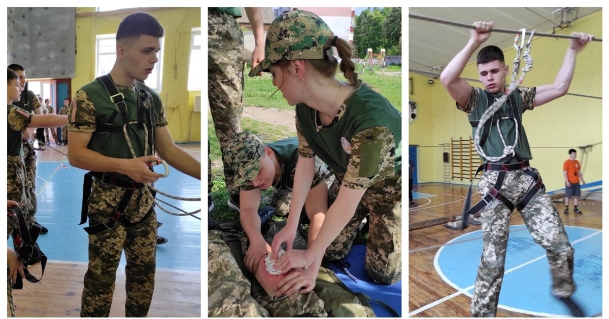 Учні ліцею №3 представили Жмеринку на обласних змаганнях військово-патріотичної гри «Сокіл»