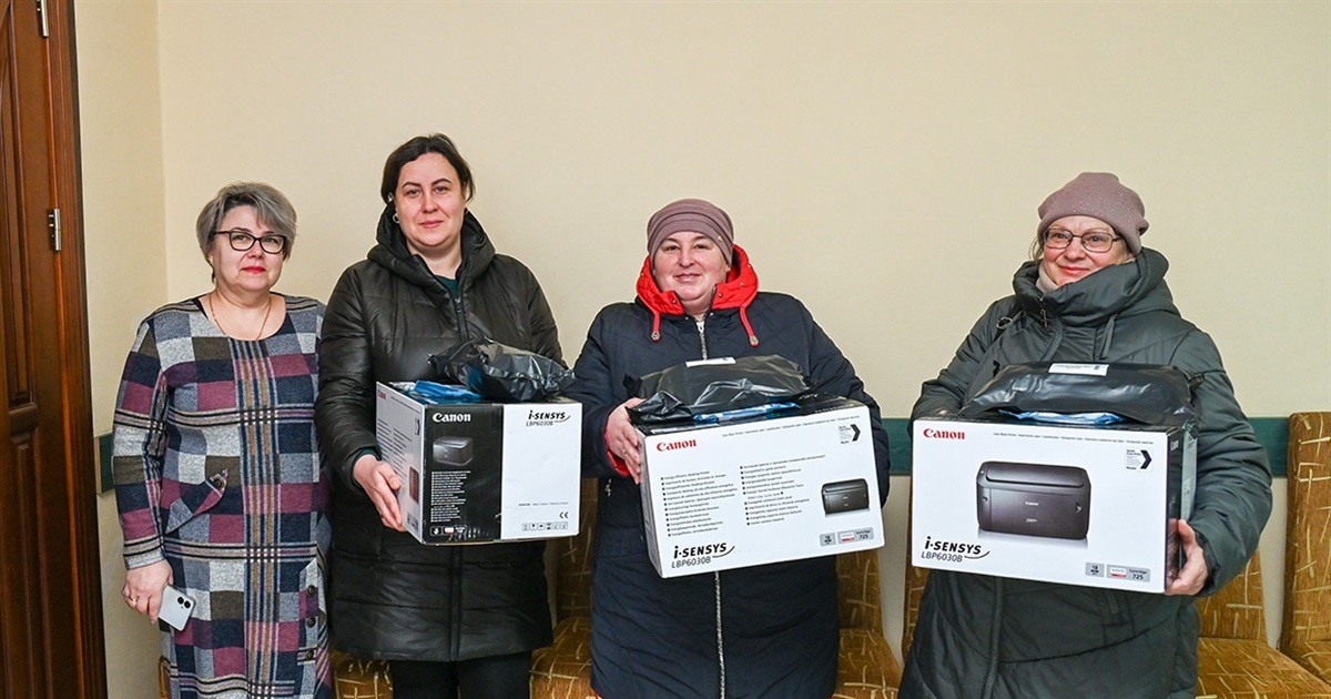 Три сільські заклади культури Кагарлицької громади отримали нову оргтехніку