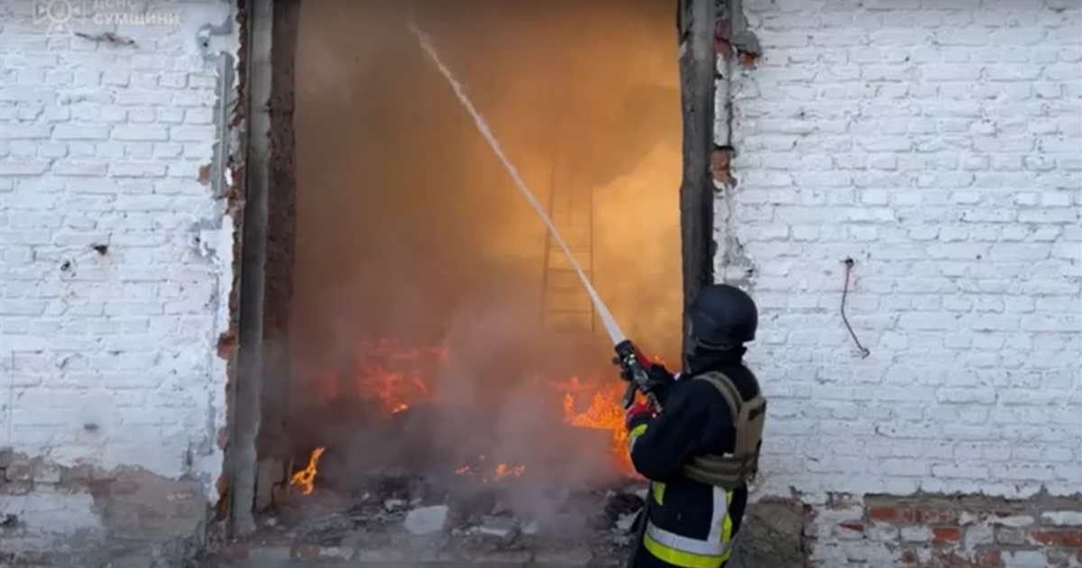 Обстріл Ворожби 29 лютого: поранено чоловіка, пошкоджені будинки, інфраструктура