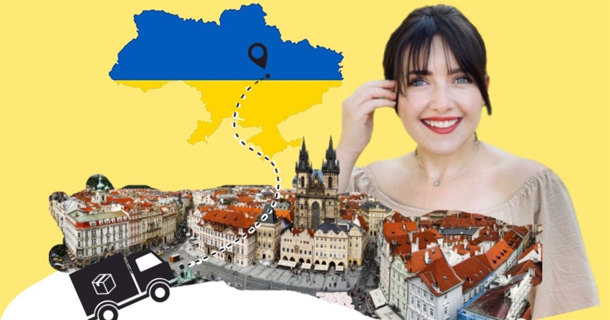 Наші в Празі: рахів’янка Мар’яна Лендел з друзями допомагає Україні