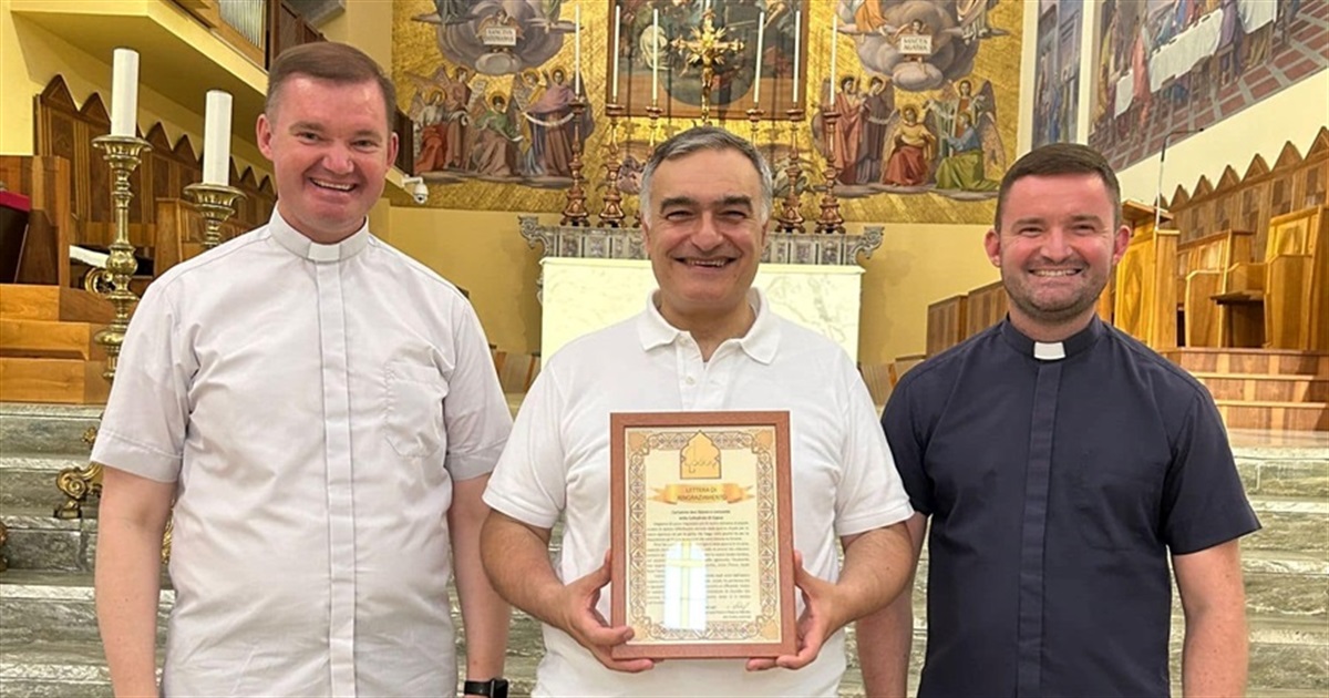 Настоятель катедрального собору Чорткова побував в Італії з візитом вдячності за допомогу українцям