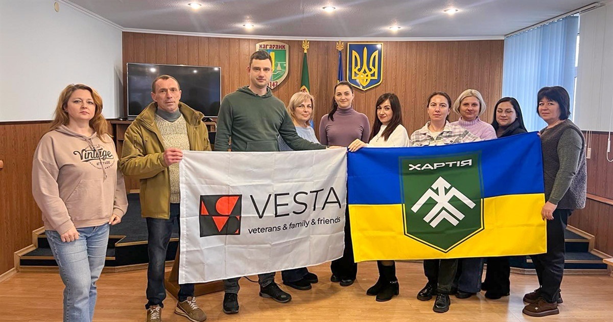 Мобільна група БФ «Веста» провела тренінг із фахівцями «Ветеранського простору» Кагарлицької громади