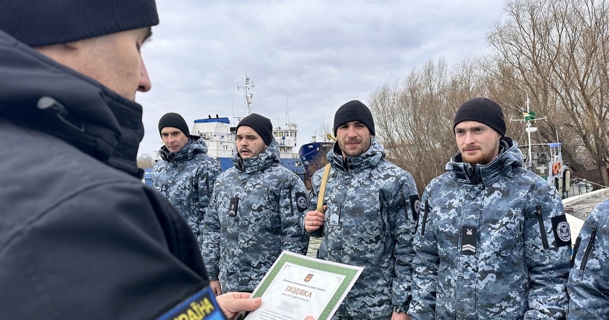 Ізмаїльський загін Морської охорони сьогодні відзначив 5 років з дня створення