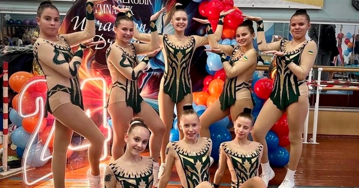Молоді грації з Південноукраїнська здобули перемогу на Кубку Київської області з спортивної аеробіки