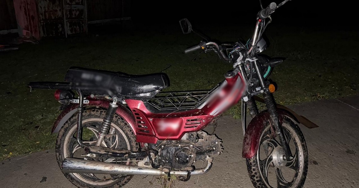 Двоє підлітків в Ізмаїльському районі змогли завести та вкрасти чужий мотоцикл
