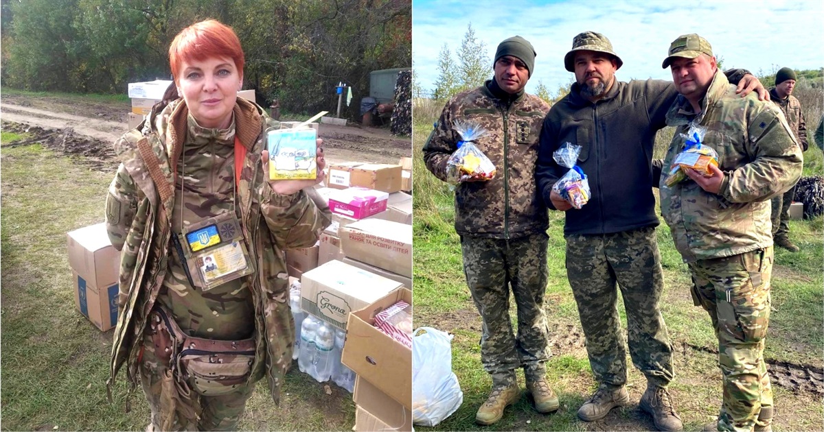 У Переяславі зібрали для військових понад 5 тонн допомоги: як захисники приймали гостинці ФОТО