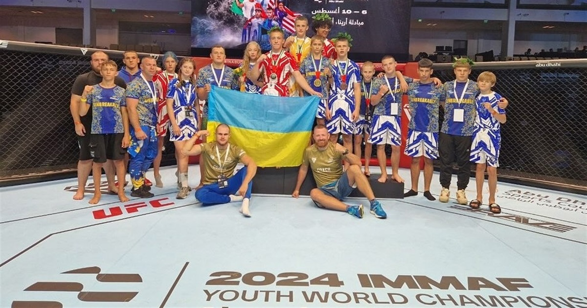 На чемпіонаті світу в Абу-Дабі збірна України з ММА вчетверте поспіль виборола перше командне місце