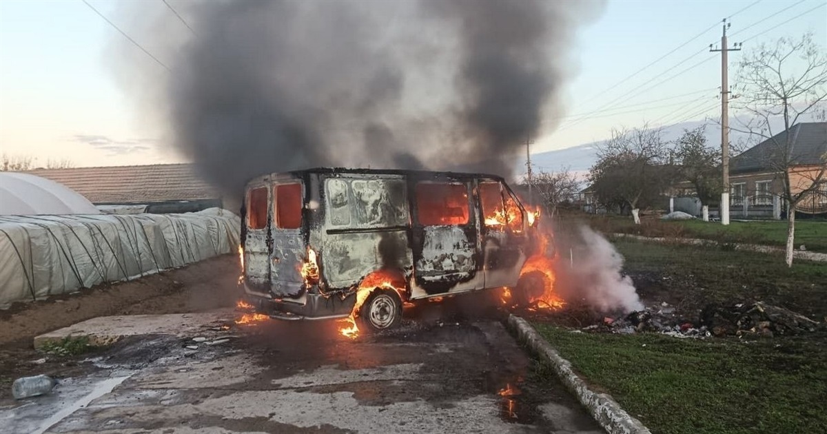 Під Ізмаїлом згорів автомобіль