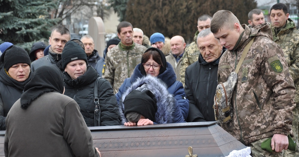 Похмурий Чортків зустрів чергового загиблого воїна-захисника – солдата Марчія Андрія