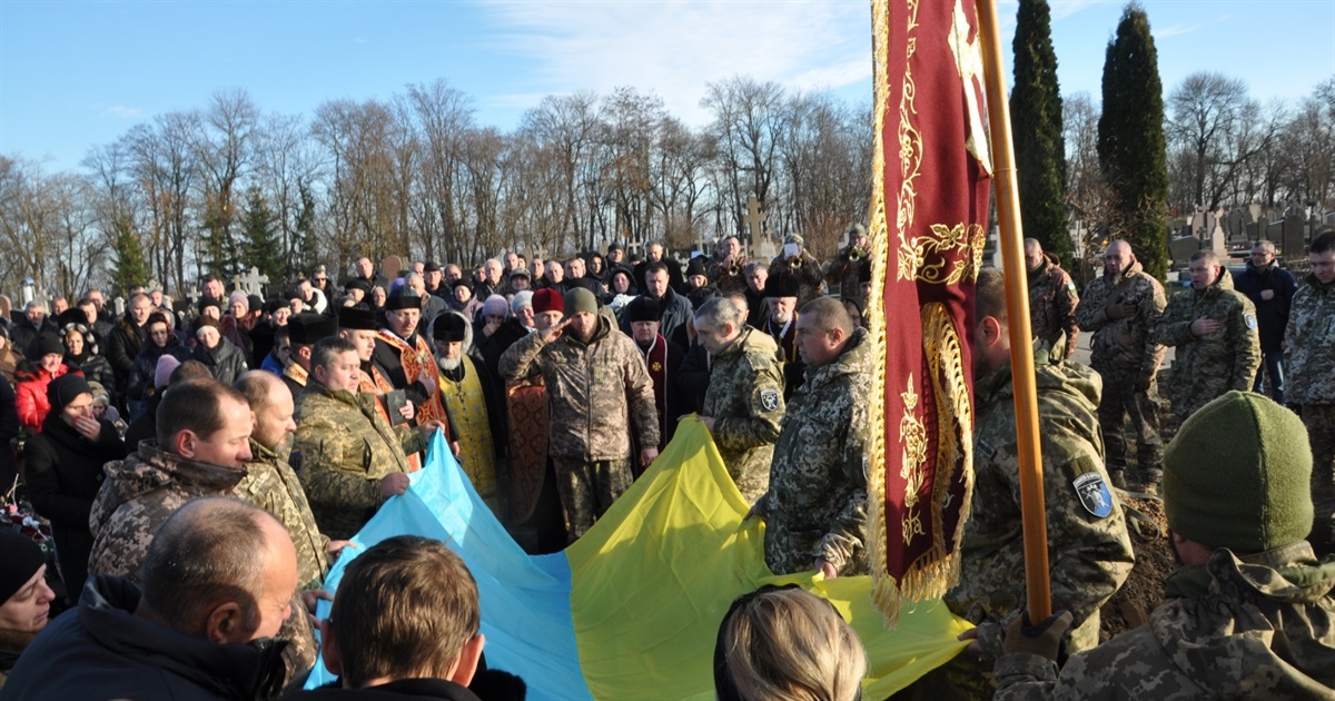 У Чорткові поховали 33-річного воїна Мерену Віталія, котрий загинув у день Різдва Христового