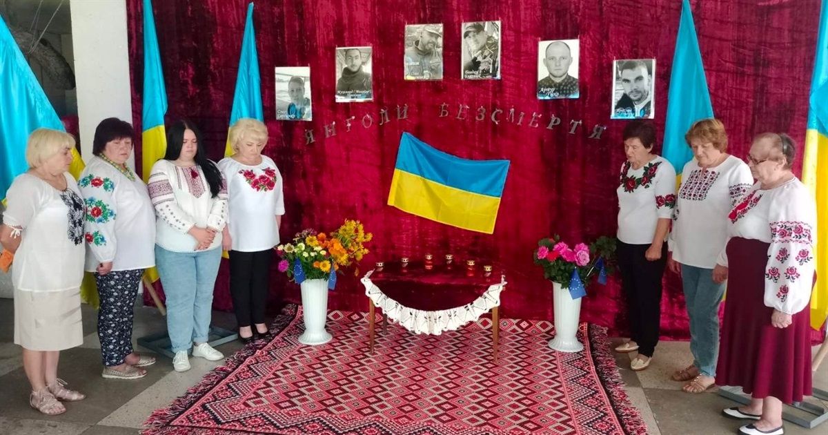 У Студениківській громаді на Переяславщині відкрили Галерею Слави на честь загиблих воїнів