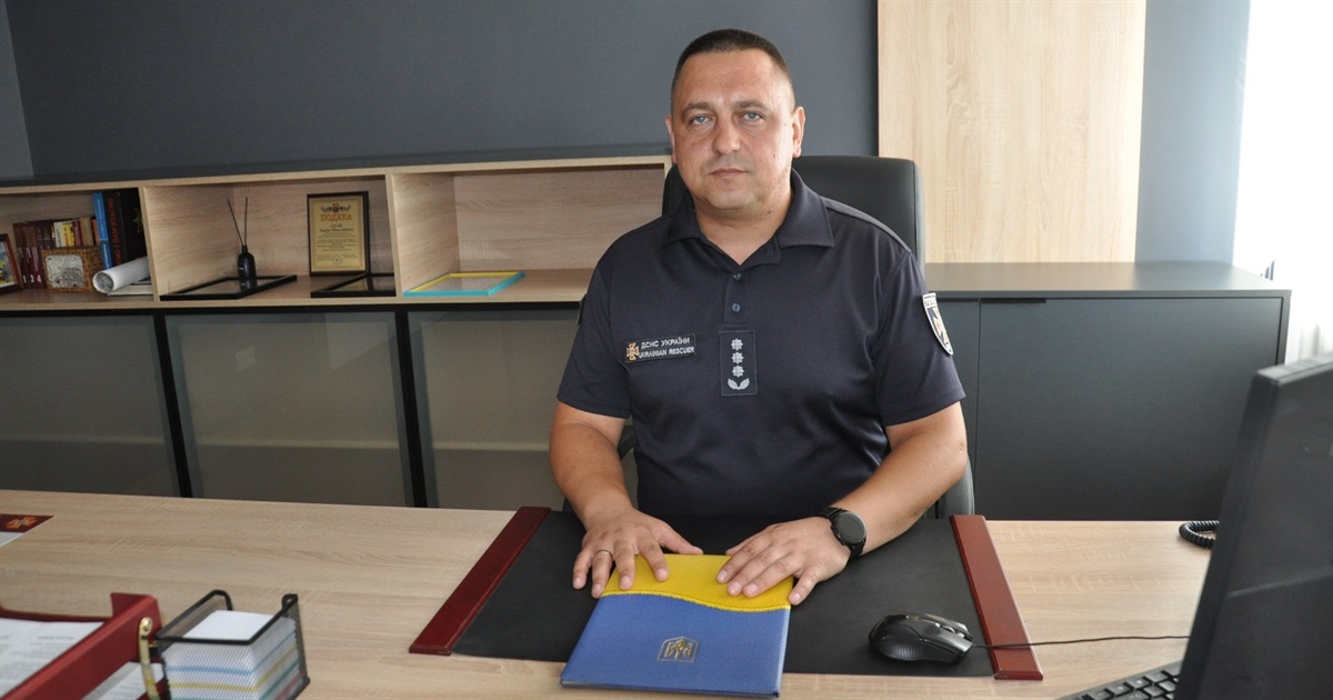 Головний рятувальник Чортківщини Андрій Пачва: «Наше життя в наших руках»