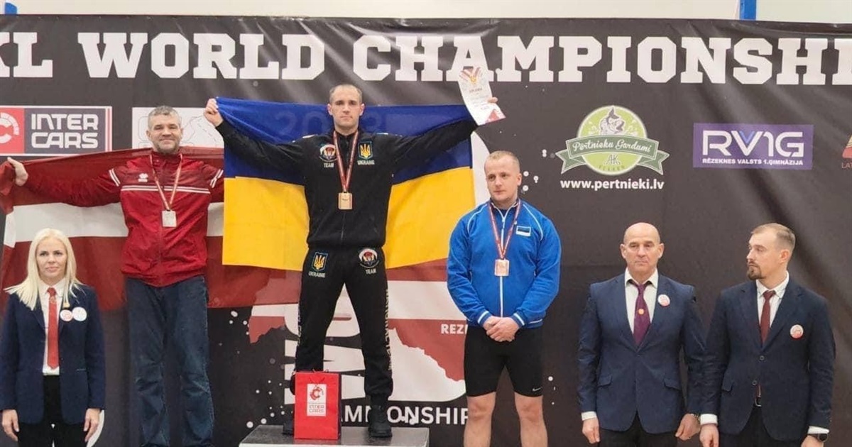 Володимир Кульківський з Ірпеня встановив рекорд на Чемпіонаті світу з гирьового спорту