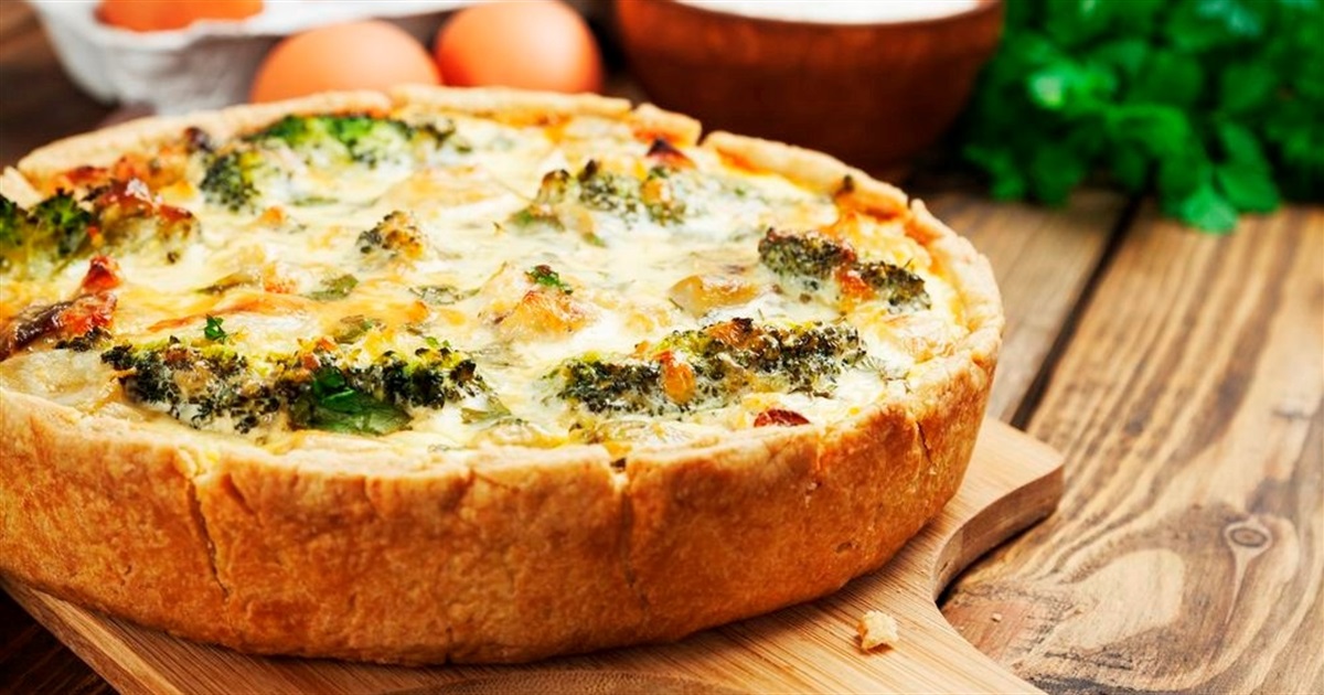 Рецепт дня: кіш з куркою та грибами