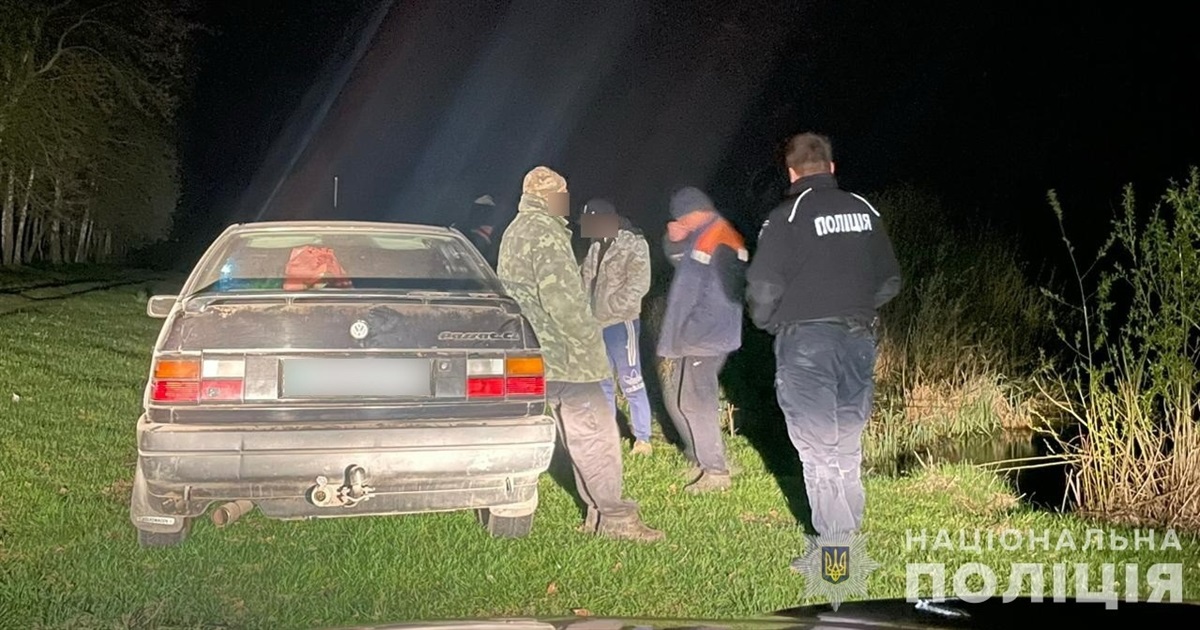 У Миколаївській громаді затримали рибалок, які ловили рибу під час нерестової заборони