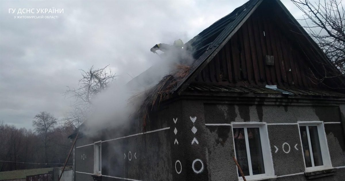 На Звягельщині трапилася ще одна пожежа в будинку через пічне опалення