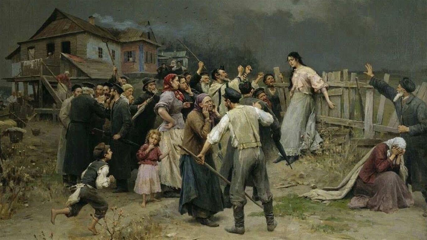 Сюжет картини „Жертва фанатизму” Миколи Пимоненка — родом із Кременця