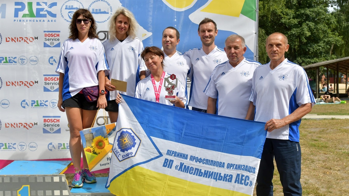 Energy Sprint Triathlon: команда Хмельницької АЕС увійшла до трійки призерів з тріатлону