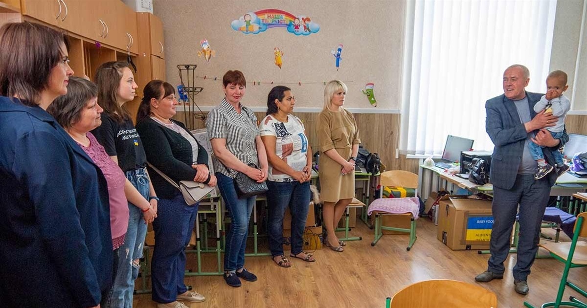 Сім'ям Кагарличчини із активною життєвою позицією вручили подарунки