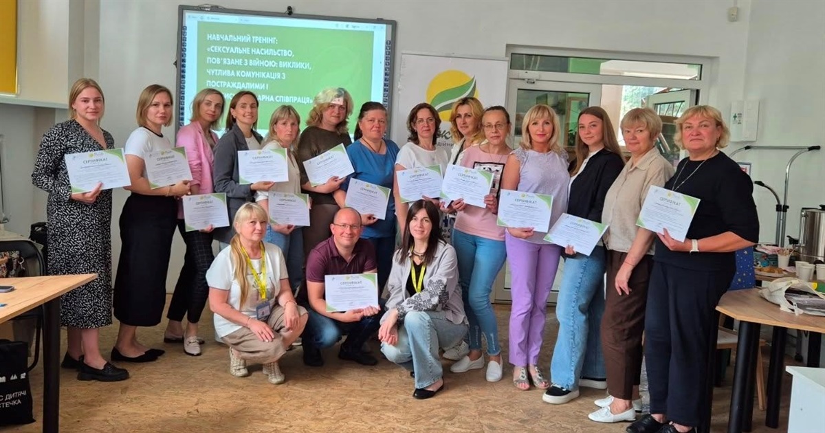 У Старокостянтинові провели тренінг про чутливу комунікацію з постраждалими від насильства