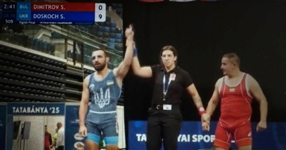 Захисник зі Жмеринки Сергій Доскоч здобув V місце на чемпіонаті світу з греко-римської боротьби