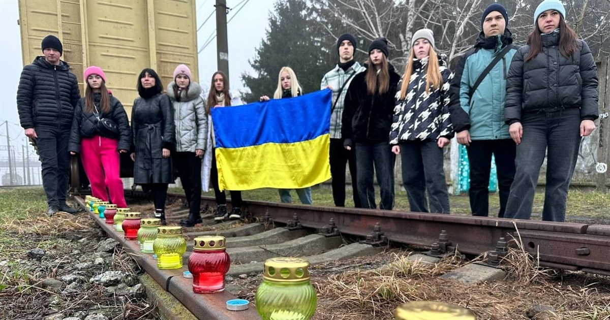 У Жмеринці на коліях вшанували пам’ять Героїв Крут: 107 річниця бою під Крутами