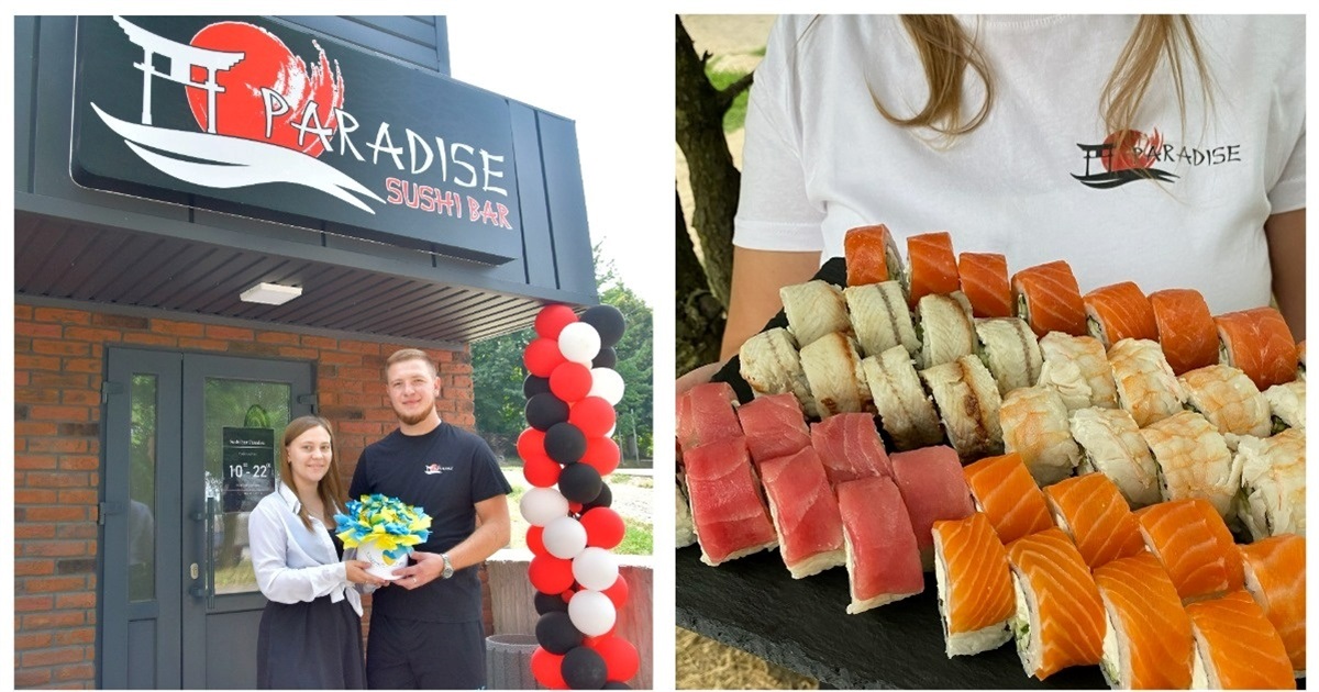 У Жмеринці відкрився перший суші-бар PARADISE: замовлення в закладі та з доставкою