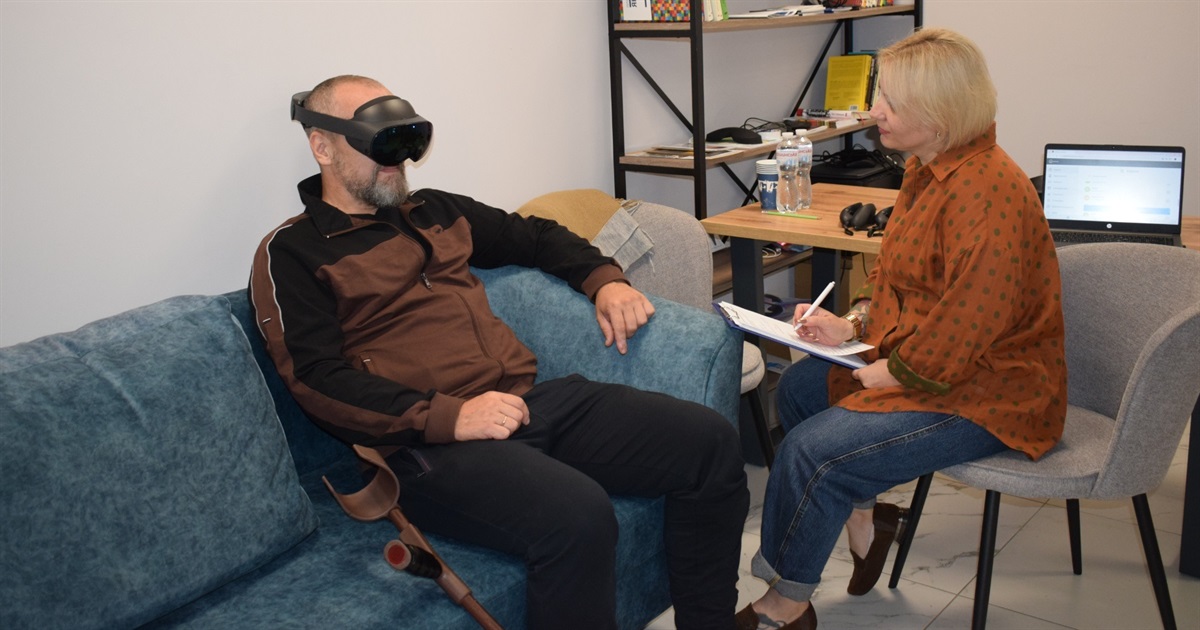 Не гра, а ресурс: як VR-технології допомагають знижувати рівень стресу у Ветеранському просторі