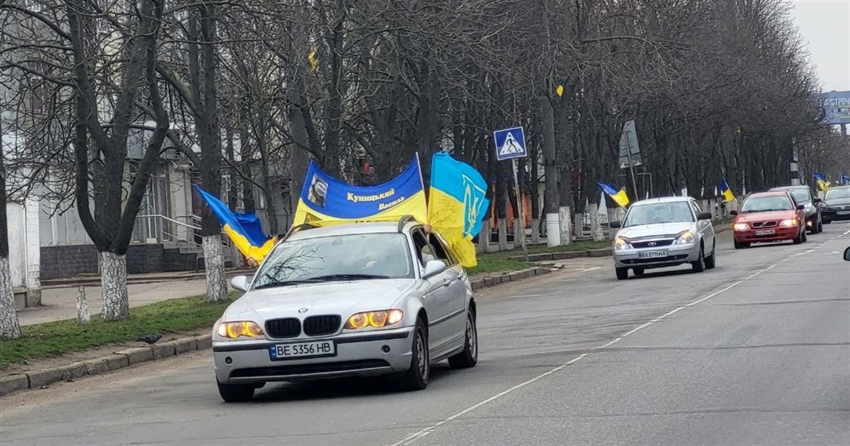 Автопробіг на підтримку військовополонених та зниклих безвісти. Відео