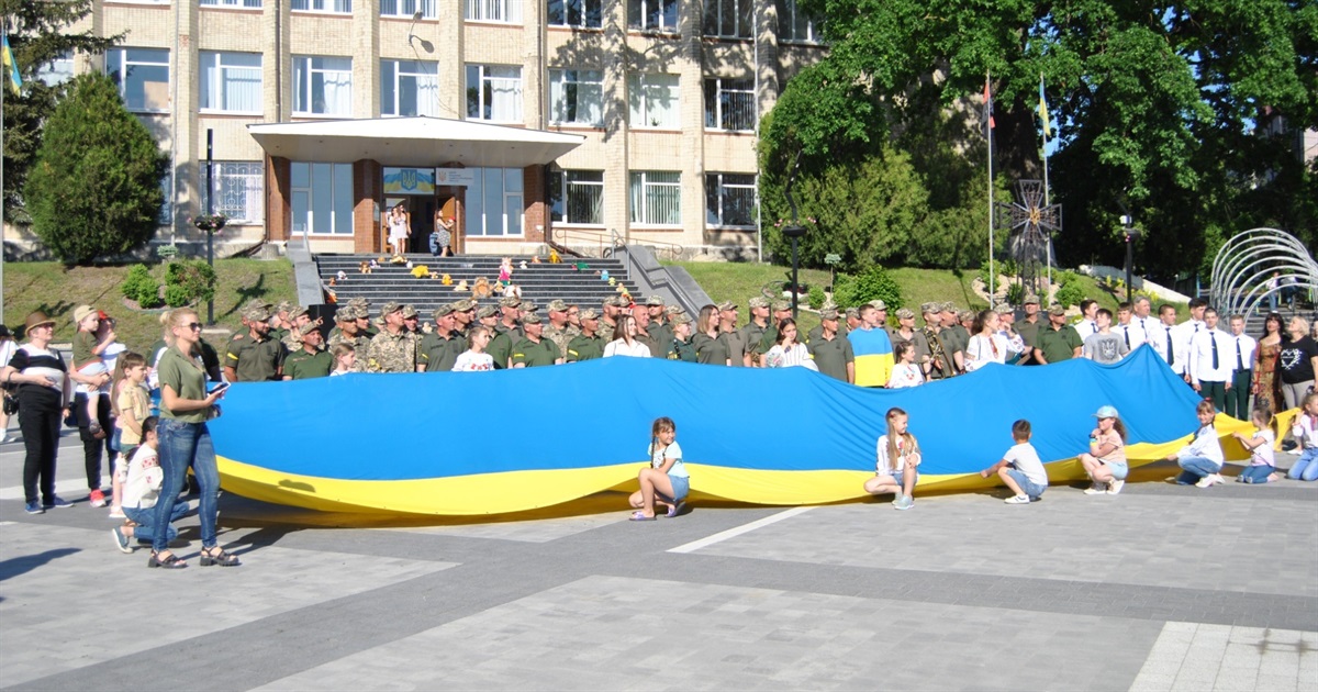 Час обрав нас. У Городку виступав військовий оркестр із Кам’янця-Подільського