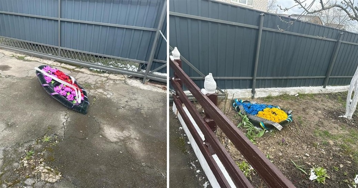 На Звягельщині з могил військових зняли вінки й позакидали їх у подвір’я місцевих жителів