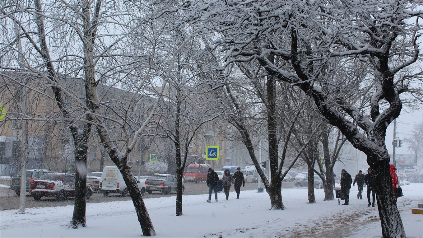 Снежный Мелитополь: радость и проблемы