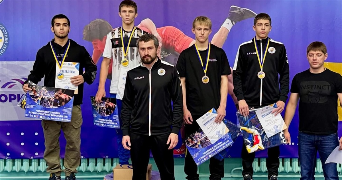 Південноукраїнські борці завоювали медалі на Чемпіонаті України з греко-римської боротьби