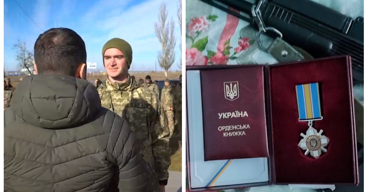Жмеринчанин Володимир Самоляк отримав орден «За мужність» від Президента у звільненому Херсоні