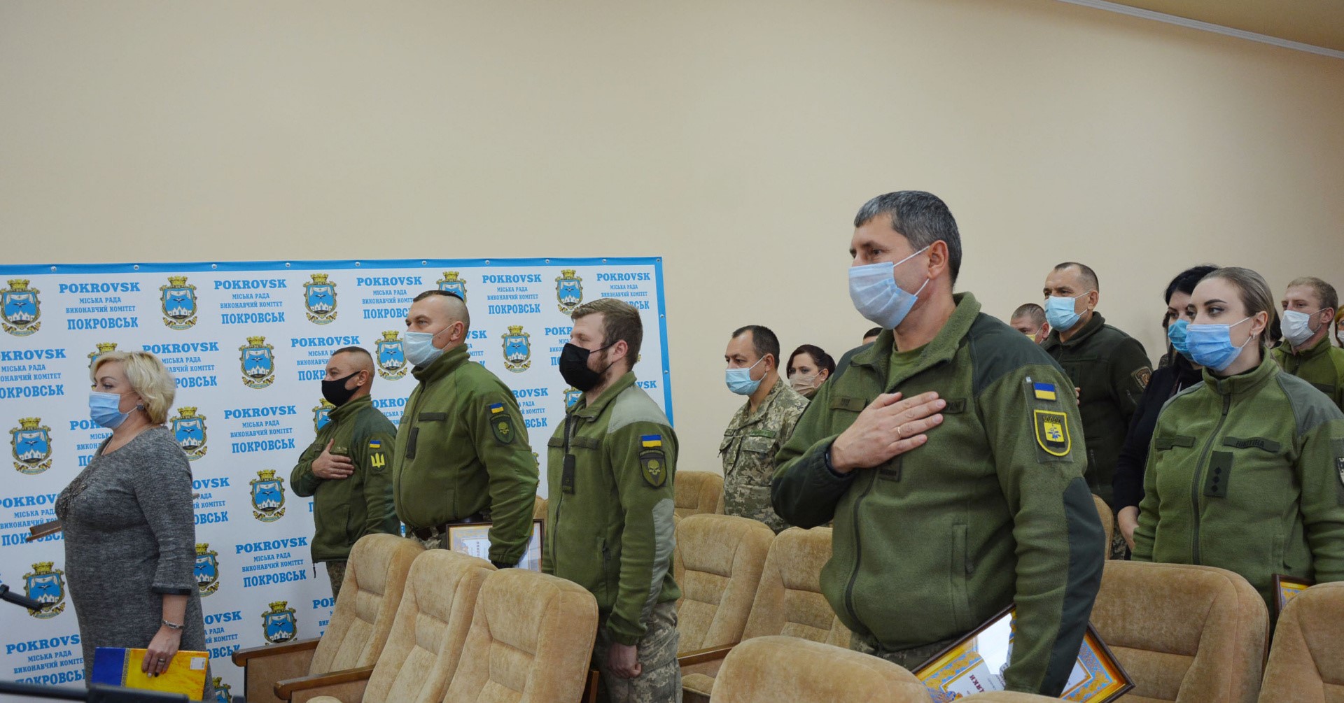 У Покровську вітали військовослужбовців