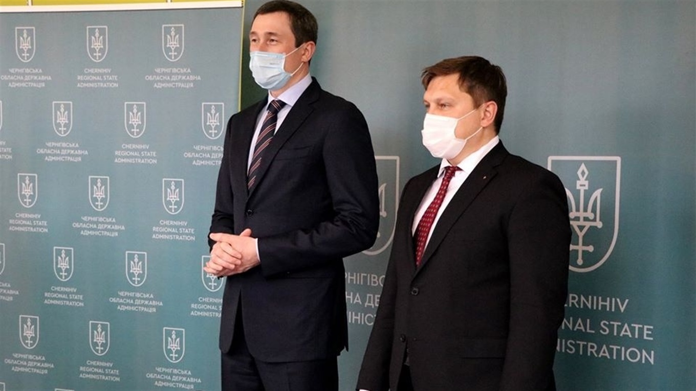 У Корюківку приїжджав міністр Олексій Чернишов