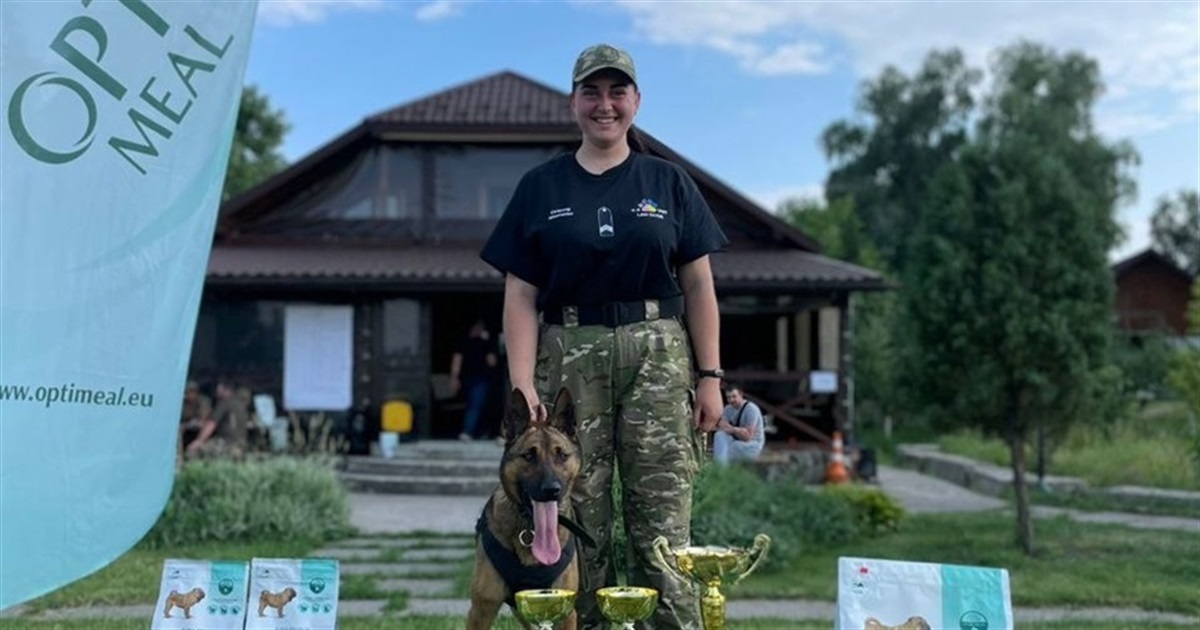 Кінологиня з Ірпеня та її вівчарка Ібро посіли призове місце на всеукраїнських змаганнях