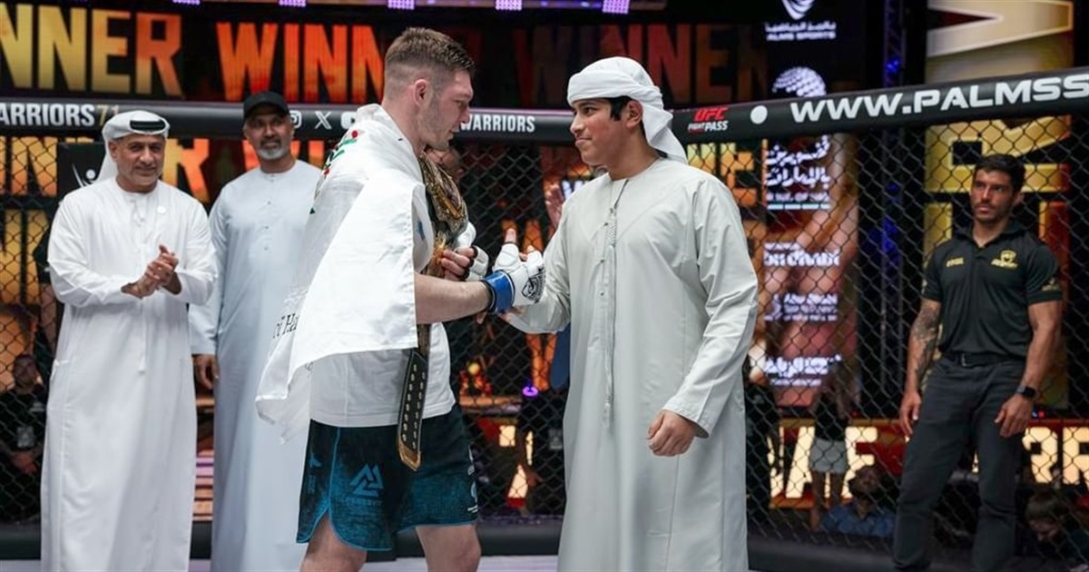 Українець Владислав Руднєв став чемпіоном UAE Warriors 71 в Абу-Дабі