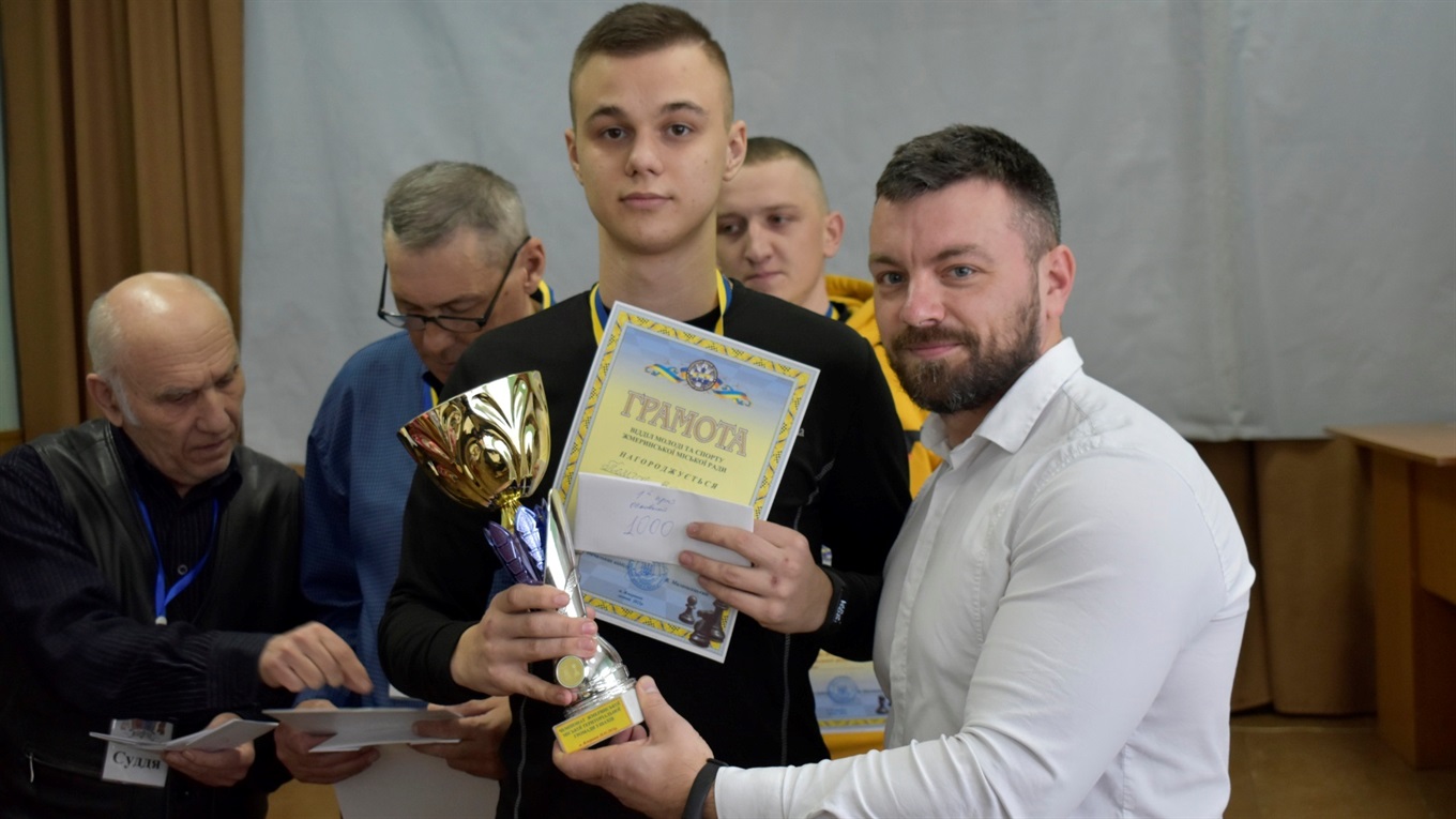 Владислав Полігас вдруге став чемпіоном з шахів Жмеринської громади