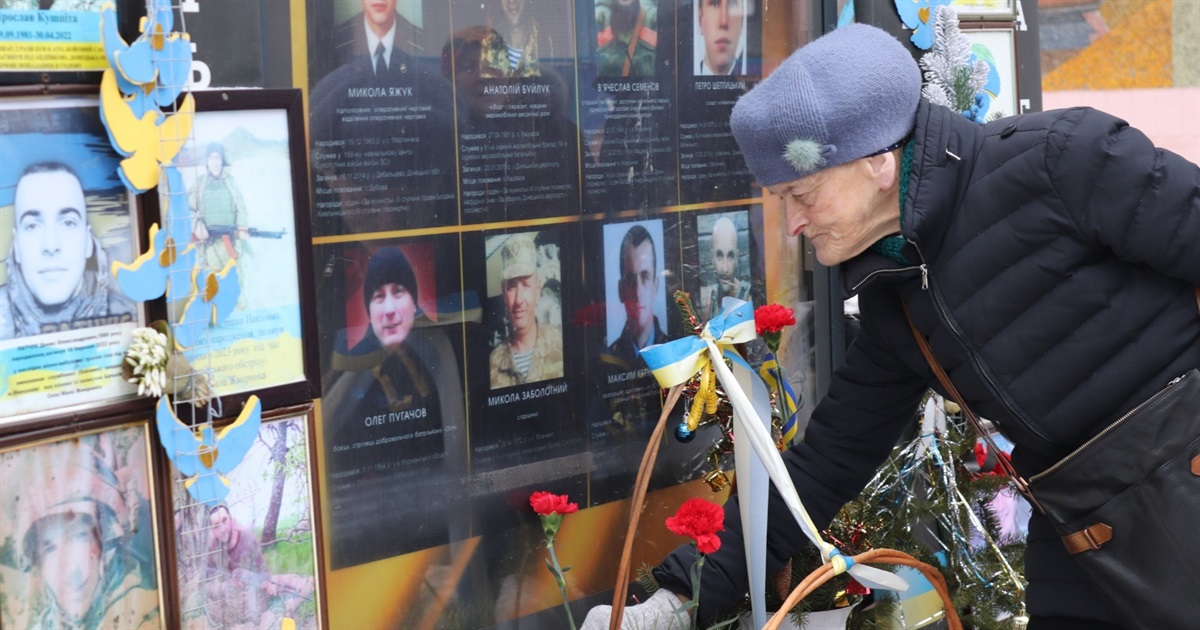 «Залишаємося гідними своїх героїв!»: у Жмеринці вшанували пам’ять Героїв Небесної Сотні