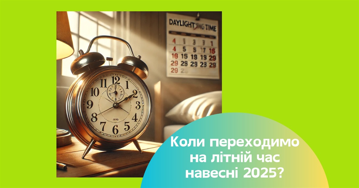 Перехід на літній час в Україні 2025: коли перевести годинник і як адаптуватися до змін