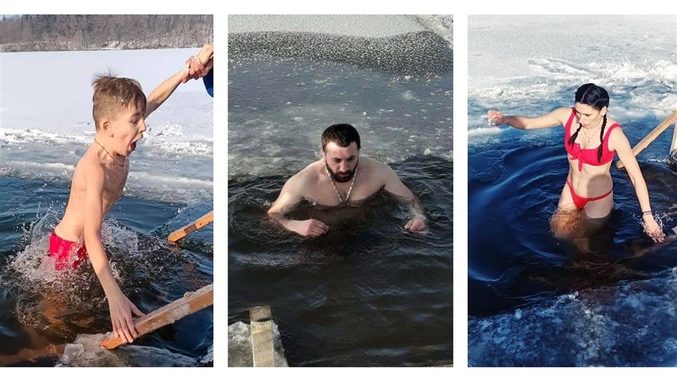 Крижаний ритуал: як жмеринчани пірнали в ополонки на Водохреща-2021