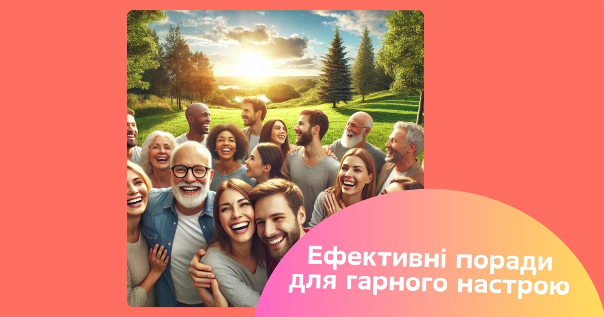 15 ефективних способів підняти собі настрій. Легкі та практичні поради на кожен день