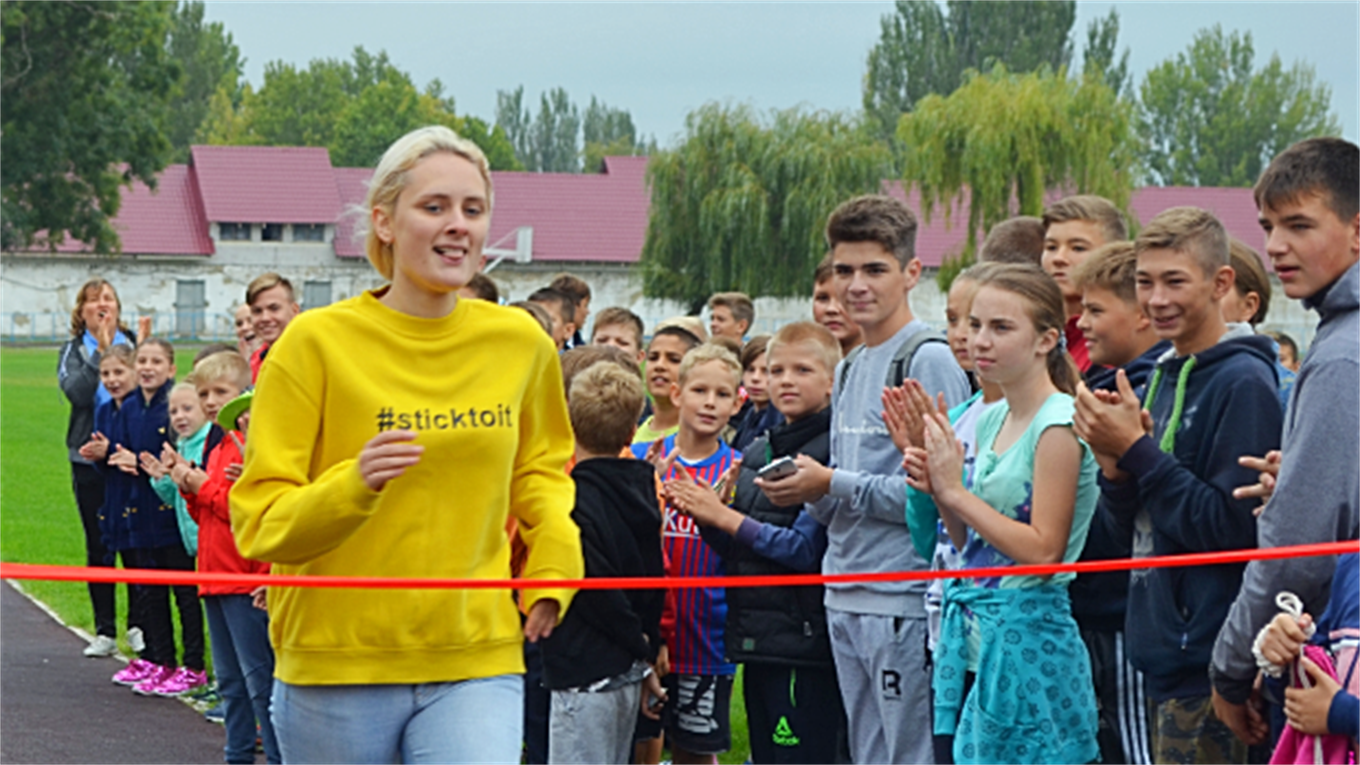 Легкоатлетичний пробіг в Біляївській ДЮСШ: хто його здолав разом з дітьми