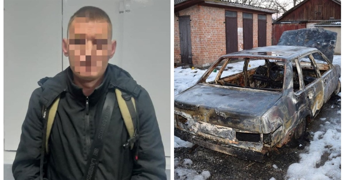 Викрав авто на Шекінській та загорівся по Тичини: поліцейські затримали зловмисника