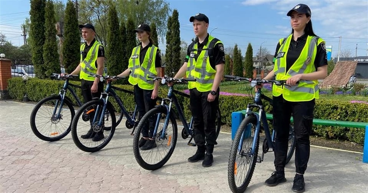 У Старокостянтинові працюють велопатрулі