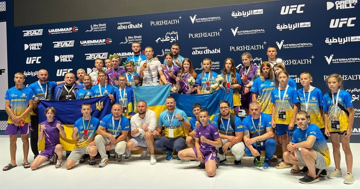 Юнацька збірна України найкраща на чемпіонаті світу з MMA в Абу-Дабі за підсумками перших двох днів