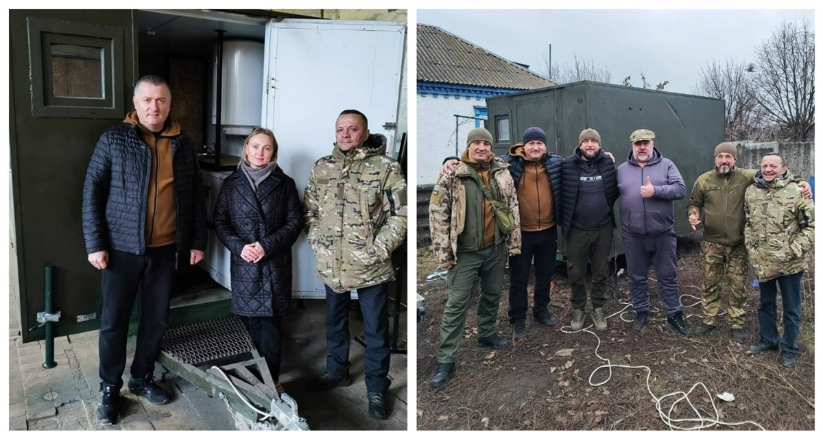 Вінницький Хаб МХП і БФ «МХП-Громаді» допомогли створити банно-пральний комплекс морським піхотинцям