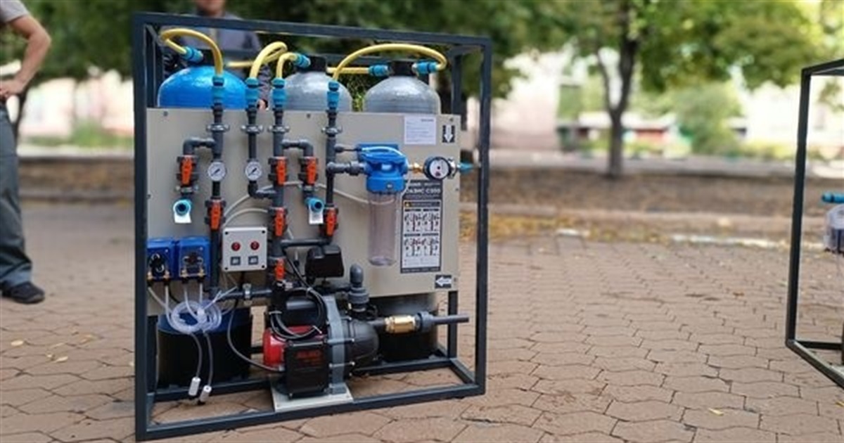 Білопільська громада отримала три станції для очищення води
