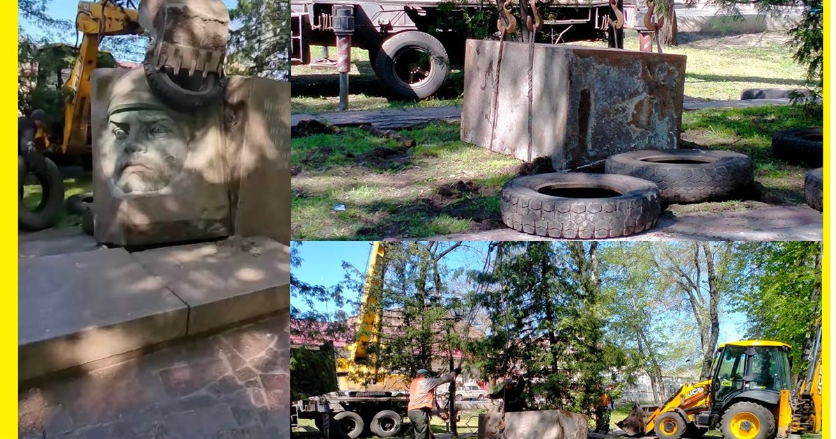 У Ніжині демонтують пам’ятник загиблим радянським міліціонерам